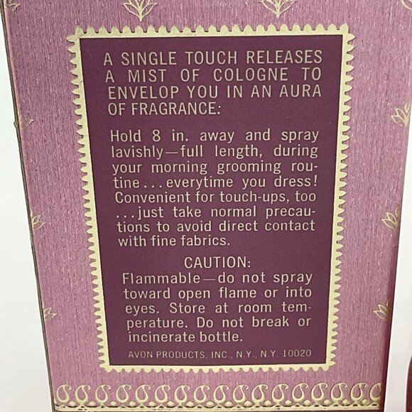 NOS Vintage Avon 3 oz Elusive Colgne Mist Bottle - Picture 3 of 4